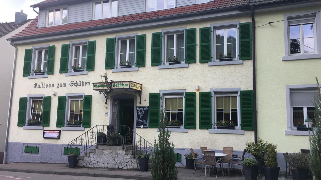 Gasthaus Schützen Hornberg Exterior foto